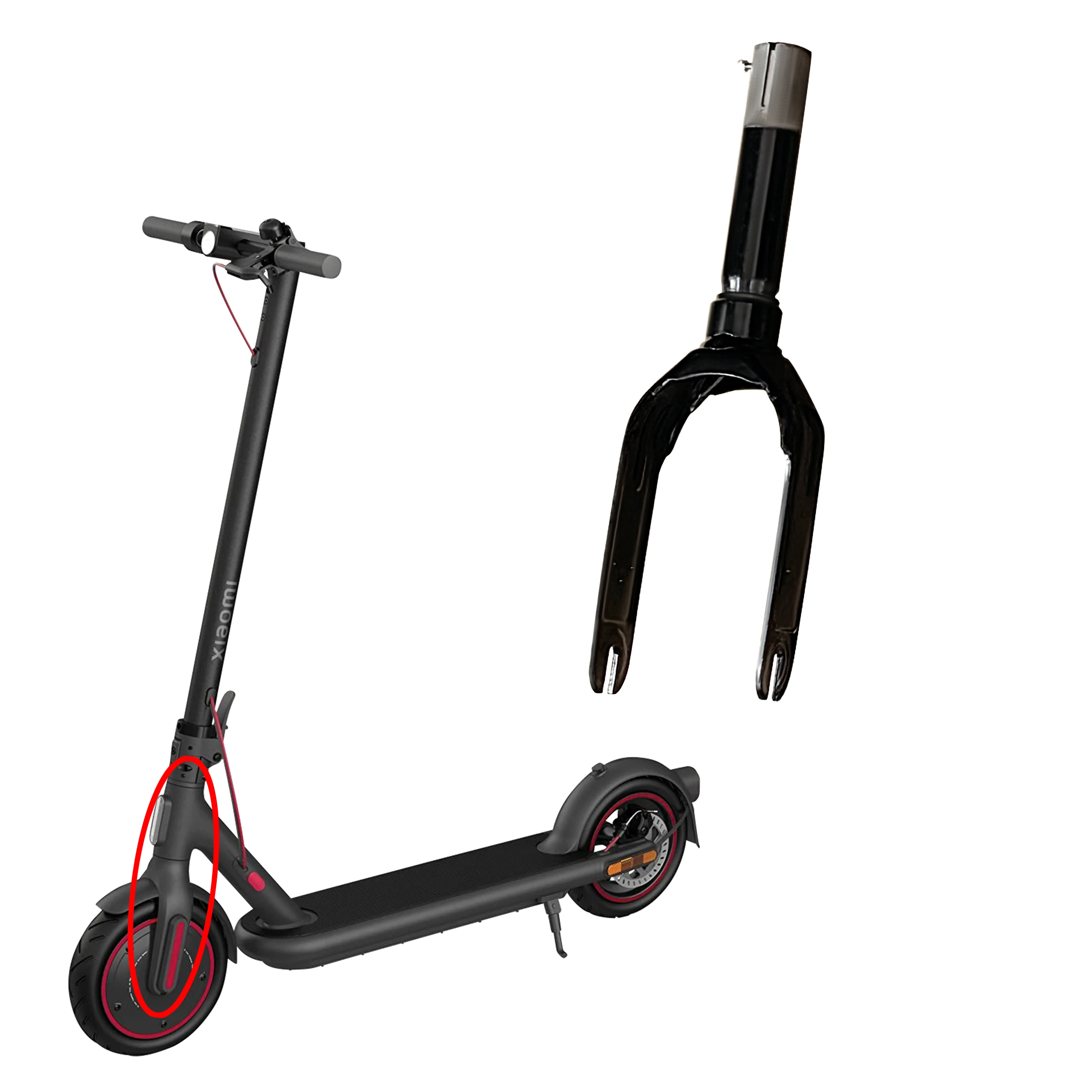 Кронштейн переднего колеса электроскутера вилка для Xiaomi 4pro универсальные