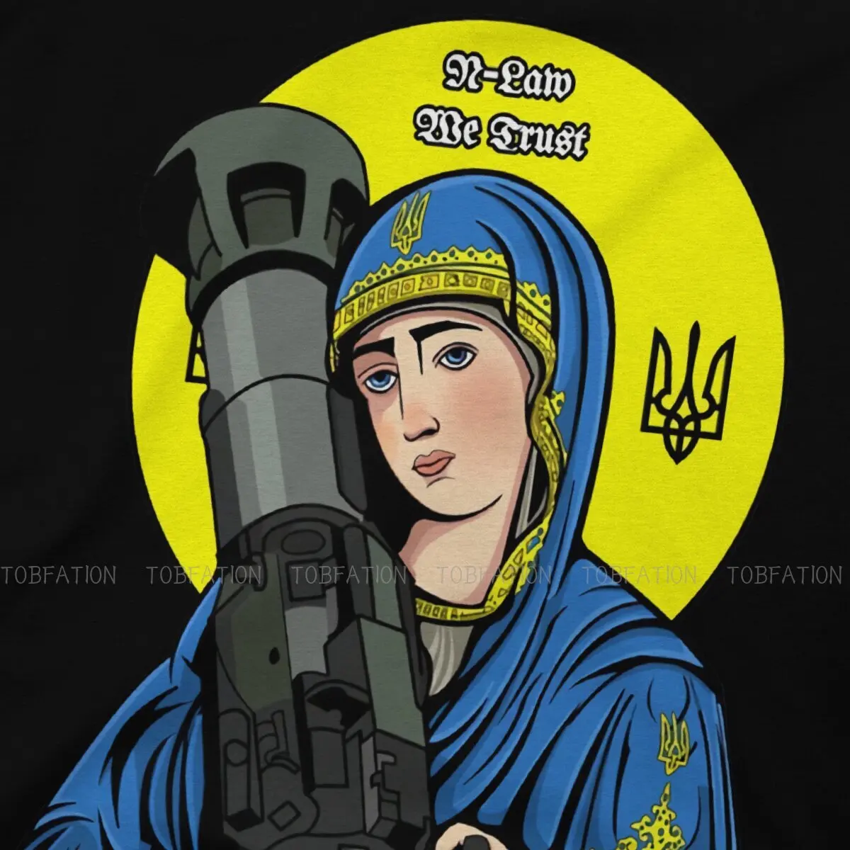 Оригинальные футболки The Protector of Украина Saint Javelin NLAW персонализированные мужские