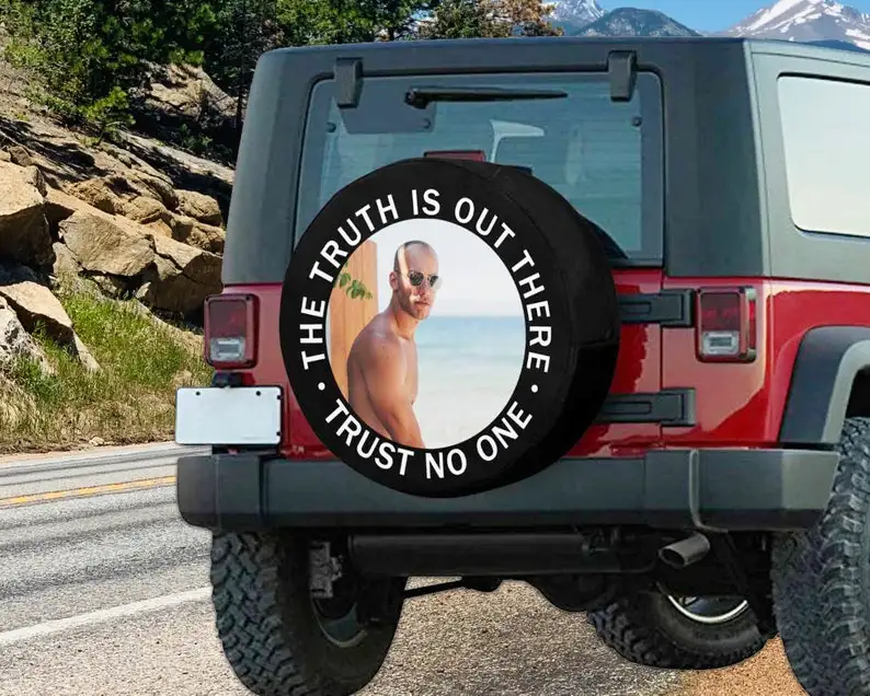 

Custom Spare Tire Cover w Photo, Personalized Tire Cover Print Photo, Car Spare Tire Protector, Gift for Wilderness Enthusiasts,