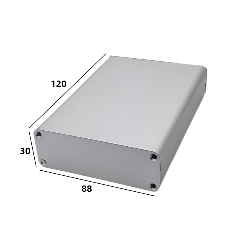

Профильные коробки из алюминиевого сплава, разделенный алюминиевый корпус аккумуляторной батареи, печатная плата 120x88x30 мм