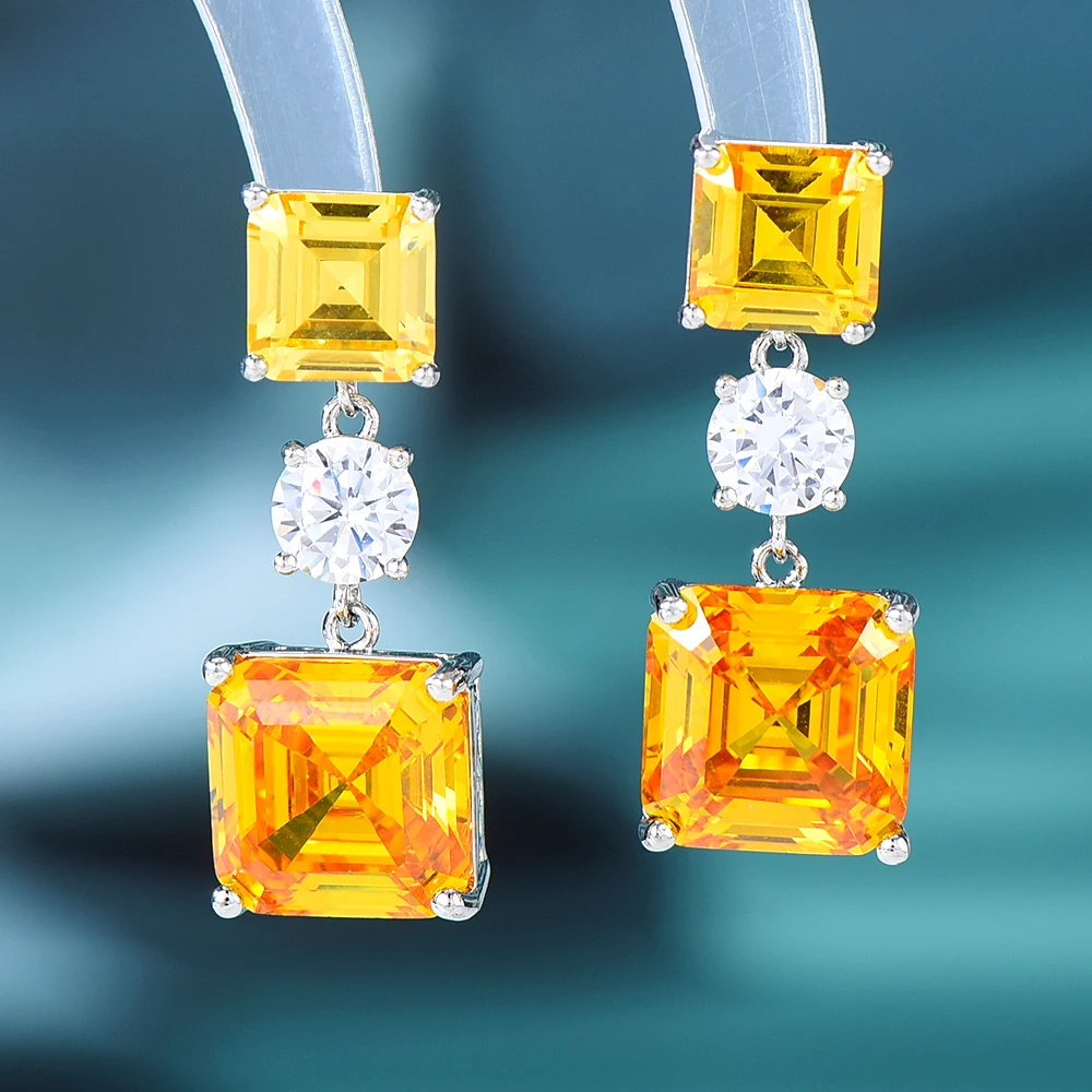 

Женские блестящие серьги-подвески GODKI, свадебные серьги с фианитами в стиле Дубай для невесты, 2022