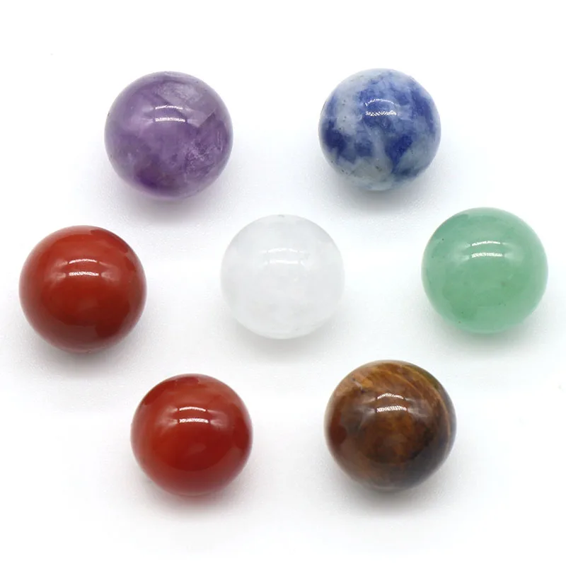 

Natural Stone Ornament Seven Chakra Gemstone Healing Landscape Mineral Rock Specimen DIY Fish Tank Study Rough Stone Collection