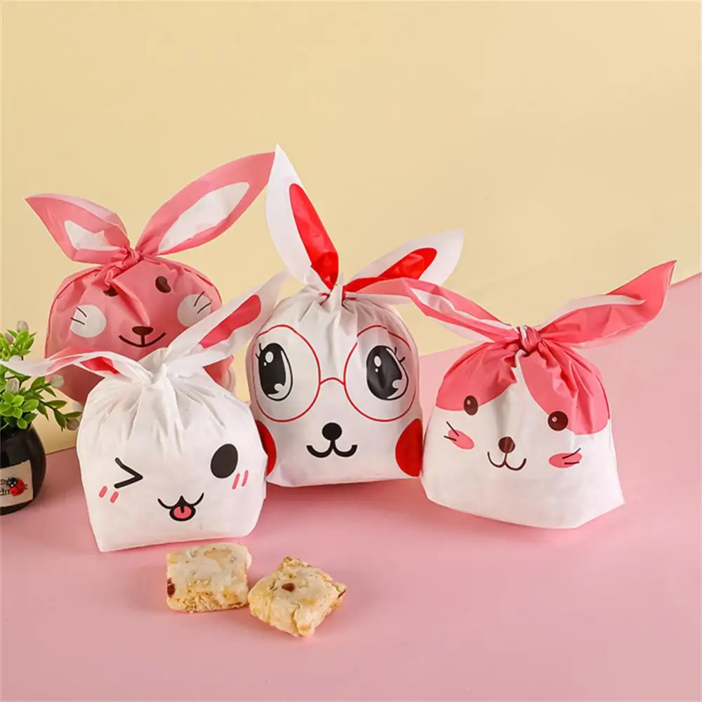 

Food Contactable For Biscuits Snack Baking Package Candy Gift Bags Gift Bags Cute Rabbit Ear Bags Cartoon Gift Bags Exquisite