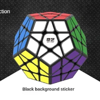 megaminx magic cube 3x3 stickerless dodecahedron speed cubes brain teaser twist puzzle toy