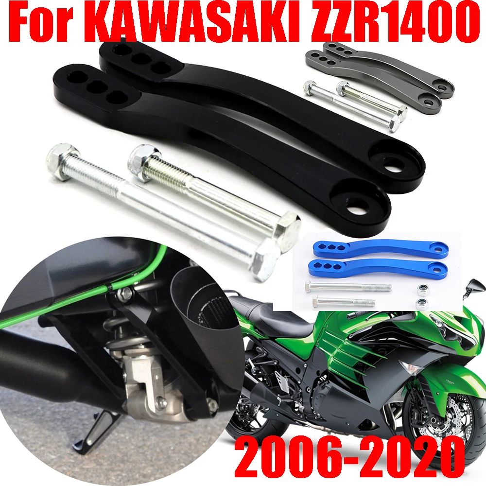Lowering Links Kit For KAWASAKI ZZR1400 ZZR 1400 2006 - 2020 Motorcycle Accessories Rear Suspension Cushion Drop Connecting