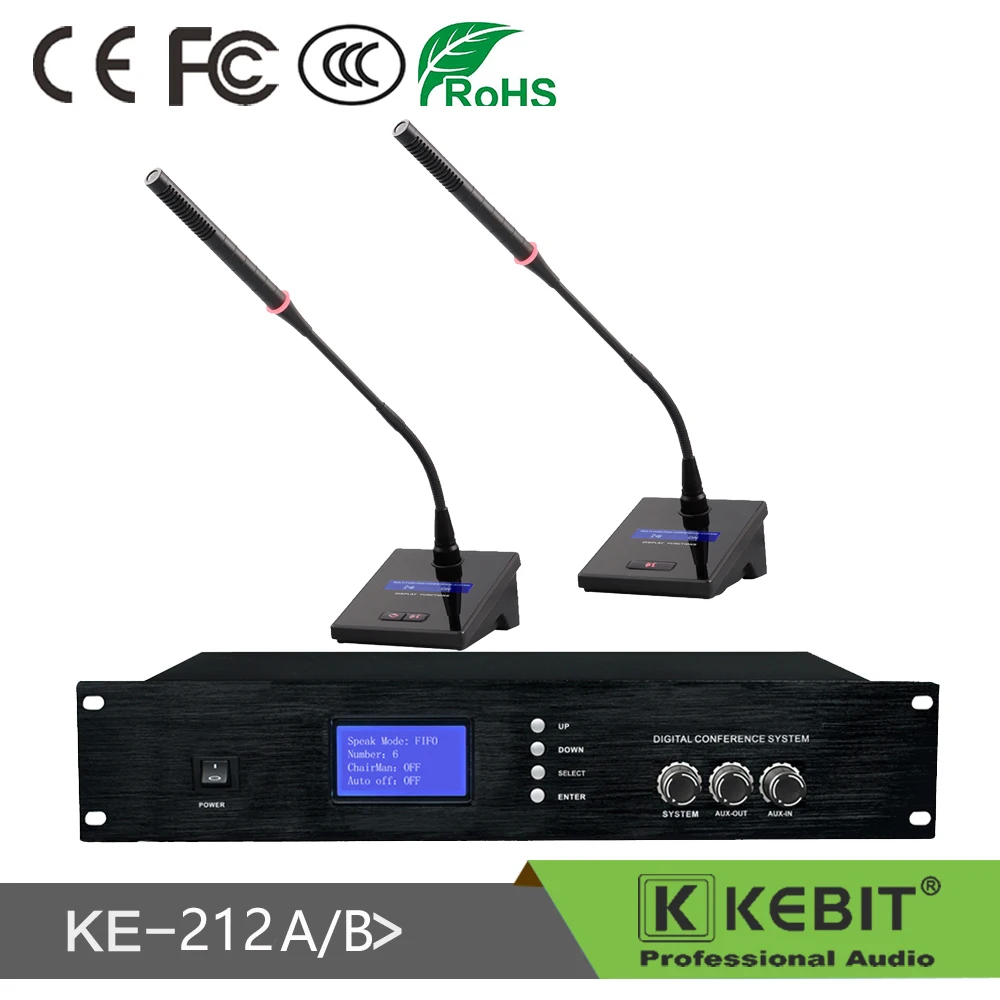

KE-212AB профессиональная цифровая система для переговоров, блок для конференций, микрофон для аудиоконференции