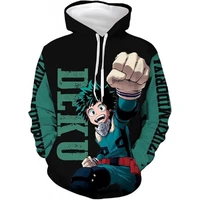 deku cosplay costume boku no hero academia hoodie 3d pullover sweatshirt