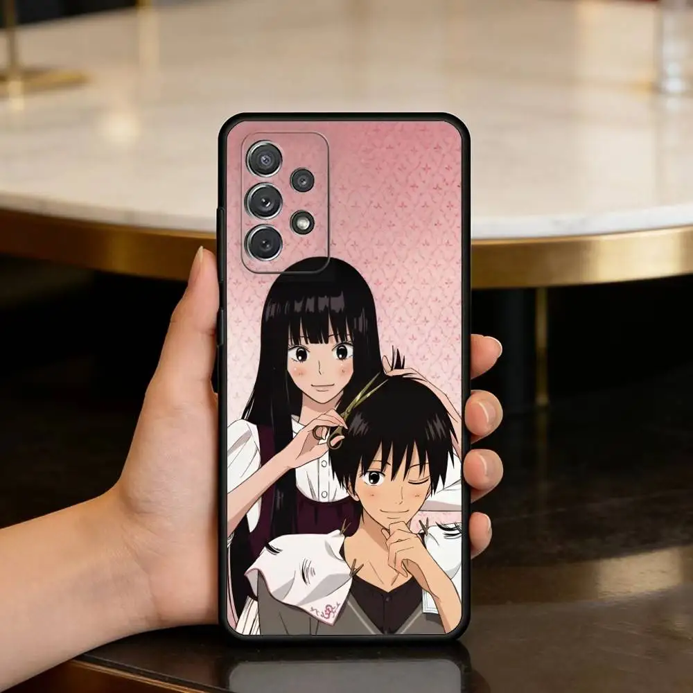 Фото Чехол для телефона K-Kimi ni Todoke S-Sawako для Samsung Galaxy A73, A72, A71, A70, A53, A52, A51, мягкий силиконовый черный чехол №4
