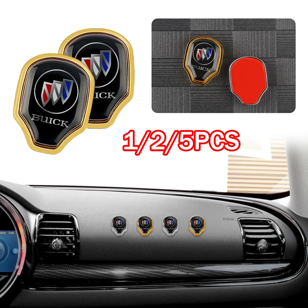 

1/2/5PCS New Car Badge Hook Auto Interior Self Adhesive Hook Hanger for Buick HRV Enclave Encore LaCrosse Envision Excelle Regal