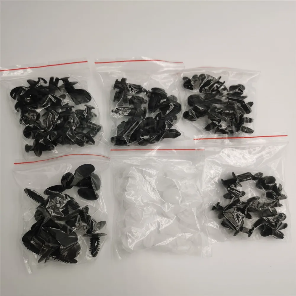 

100pcs Auto Fastener Clip Mixed Retainer Fastener Kit for Mitsubishi Asx Lancer 10 9 Outlander EX Pajero Sport Eclipse Carisma