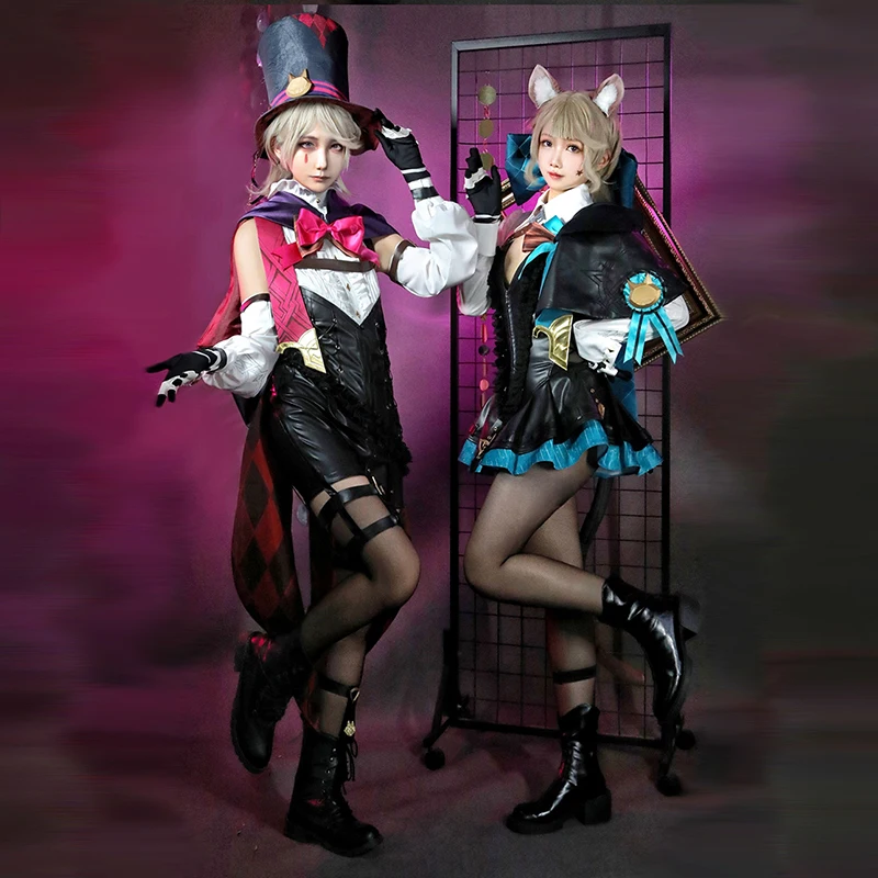 

Game Genshin Impact Lynette Cosplay Costumes Women Dress Cos Suit Lyney Shirt Pants Outfit Halloween Party Unifrom