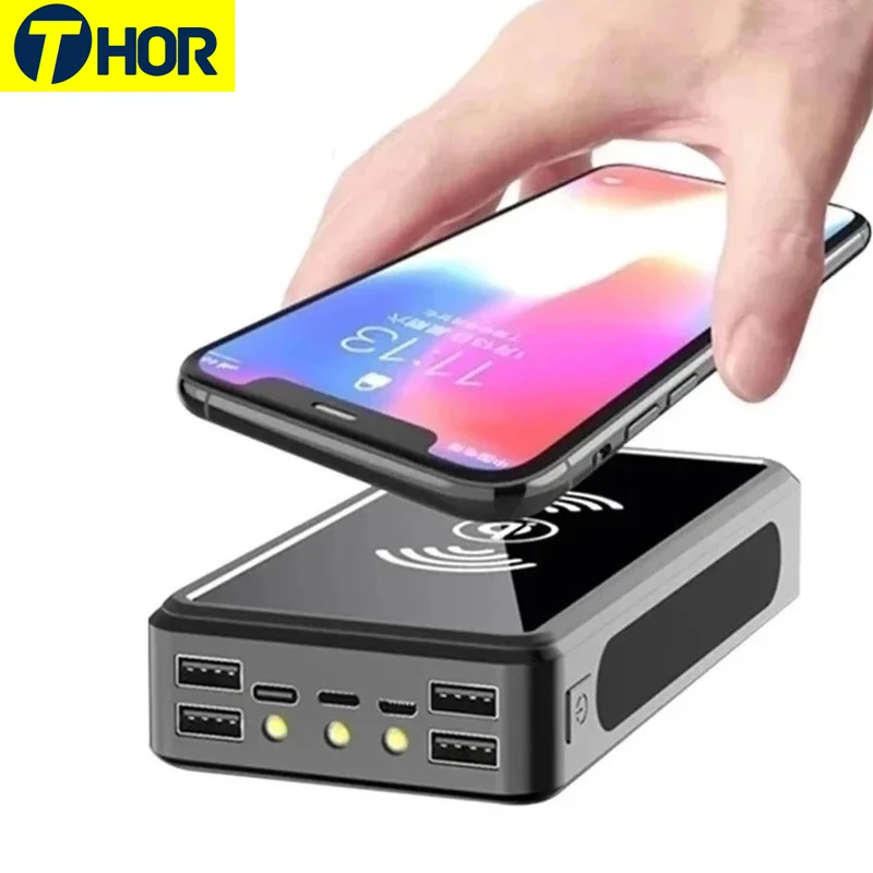 

Внешний аккумулятор на солнечной батарее, 50000 мАч, 4 USB-порта