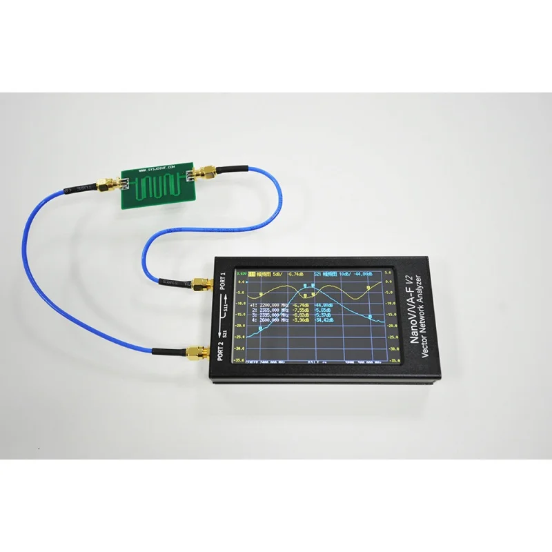 Векторная сетевая идентификация 50k-3G 4 3 дюйма анализатор HF VHF UHFAntenna