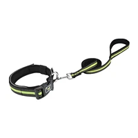 strong quick release with leash soft neck strap neoprene padded reflective pet supplies outdoor walking dog collar fashion