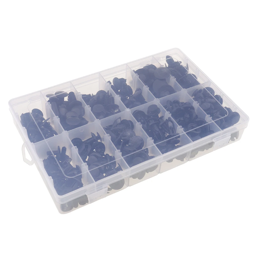 

Набор из 240 шт. нажимных штифтов для кузова автомобиля, ассортимент литья панелей с заклепками