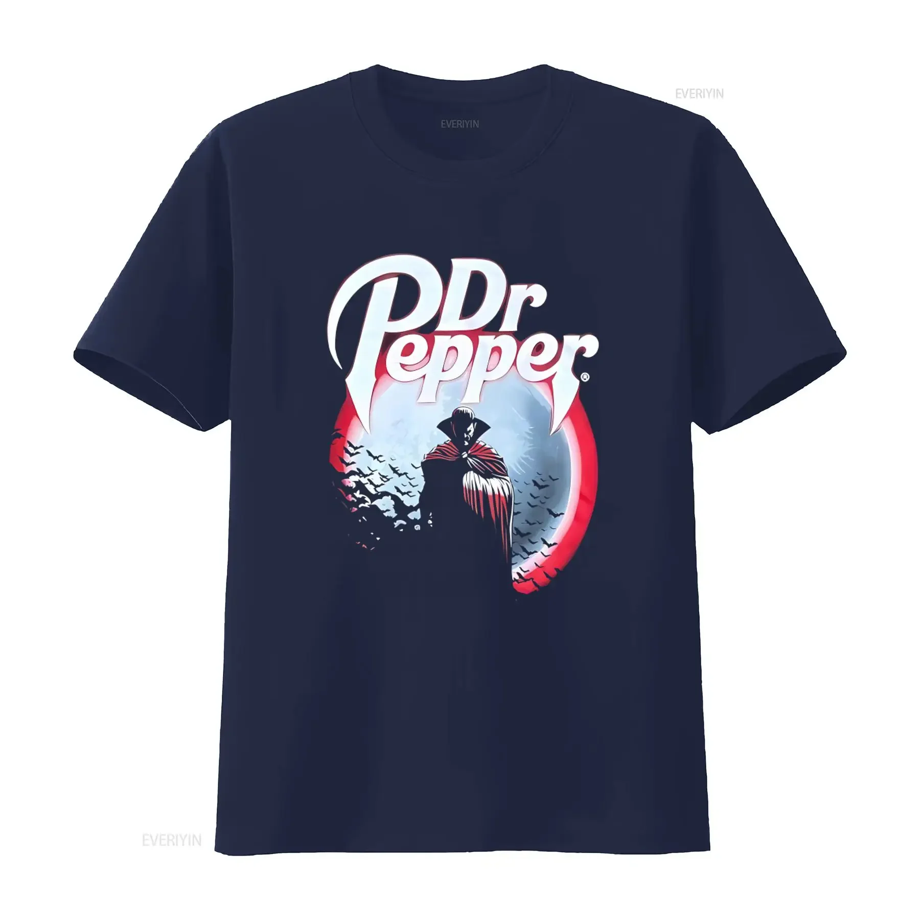 Фото Футболка Dr Pepper Vampire Dracula, ультраредкая, Хэллоуин 2017, XXL, винтажная, с эффектом потертости, для повседневной носки, с доставкой по почте, слегка потертая. №4