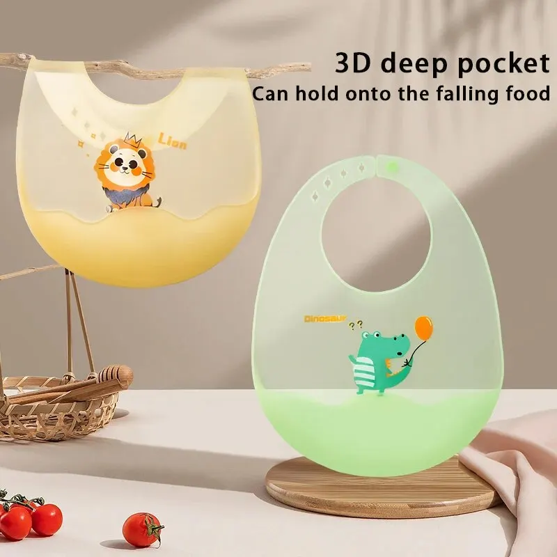 Водонепроницаемые силиконовые нагрудники для малышей