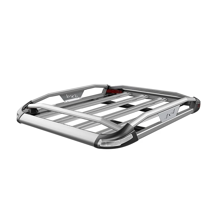 

Factory Wholesale Universal Car Roof Rack With 4 Led lights