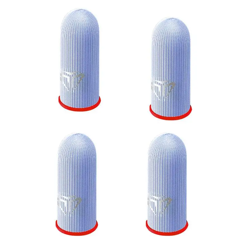 

Ultra-thin Finger Cover Game Controller For Phone Game 4PCS Sweat Proof Non-Scratch Sensitive Touch Screen Thumb Sleeve Gloves