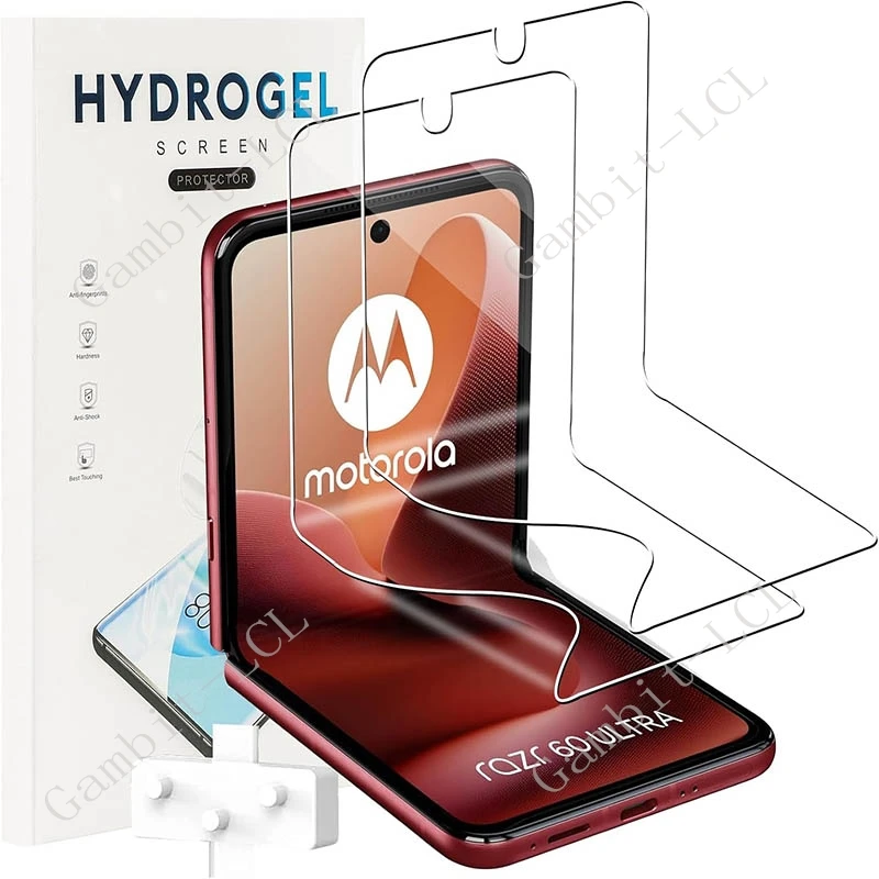 Фото 2 шт. для Motorola Razr 70 60 50 40 Moto Razr Ultra Plus 2026 2025 2024 2023 2022 2020 2019, гидрогелевая пленка, защитная пленка для экрана №1