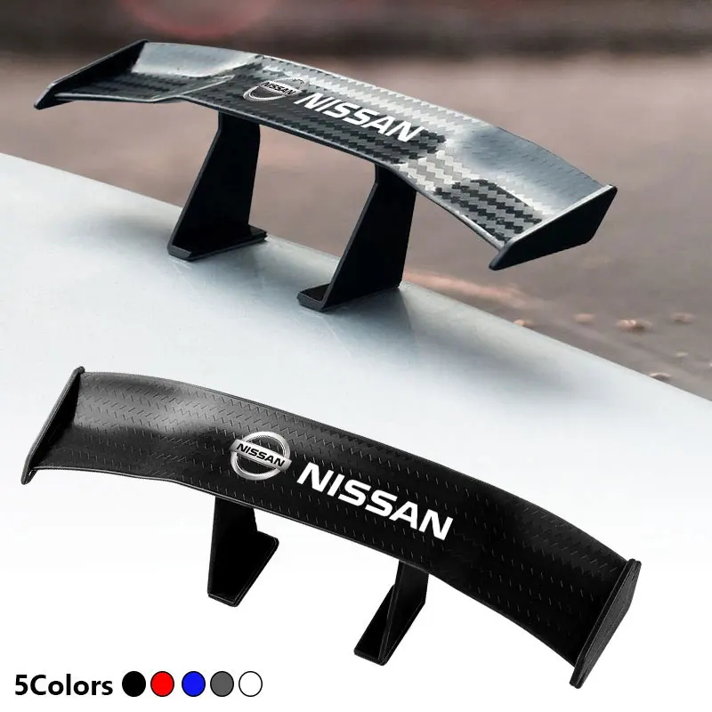 

GT Style Carbon Look Car Rear Spoiler Mini Wing Small Model Decoration for Nissan Qashqai J10 J11 X Trail Tiida Juke X-trail t32