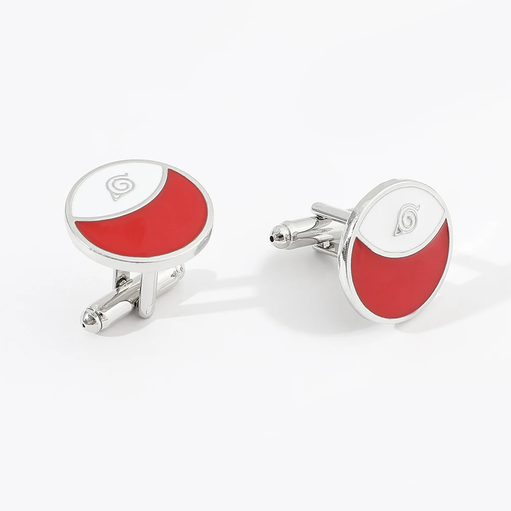 Металлические эмалированные запонки для мужчин Модные металлические зажимы