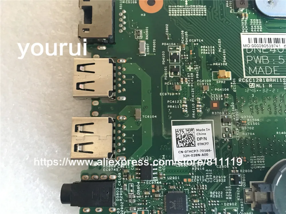 CSRZSZ для Dell Inspiron 2421 3421 материнской платы CN-0THCP7 THCP7 12204-1 DNE40-CR 5J8Y4 с I3-2375M GT625M/1G |
