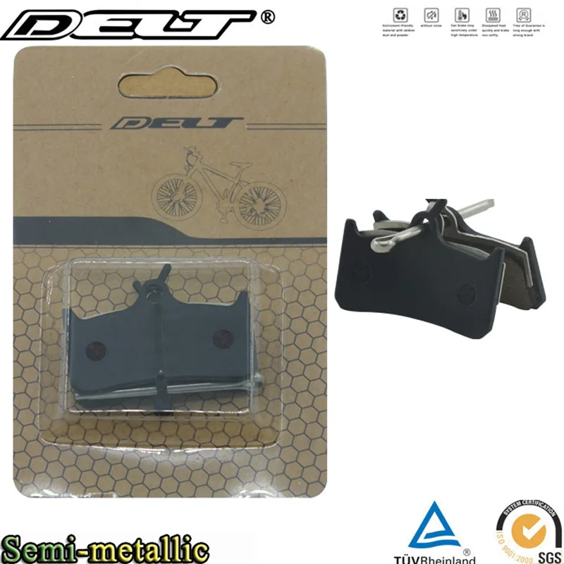 

4 Pair Semi - Metallic E-BIKE Bicycle Disc Brake Pads Pin For SHIMANO DEORE M755 M756 M4 HOPE Mono Accessories