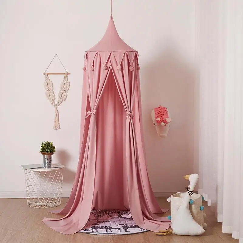 Mosquito Net Baby Crib Curtain Hanging Tent Girl Princess Mosquito Net Home Decoration Play Living Room Bedroom Corner Bed Decor