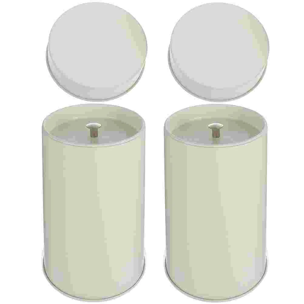 

Tea Storage Canister Tin Coffee Jar Tinplate Box Metalcontainers Container Canisters Tins Round Candy Bean Airtightjars Flour