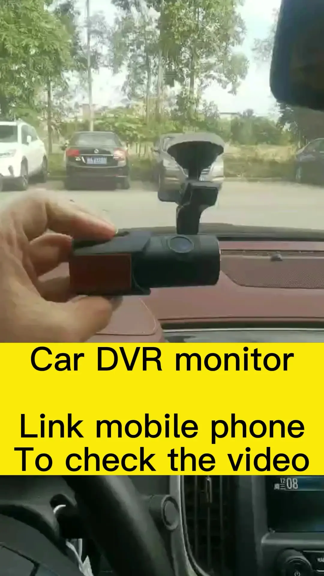 

HD night vision 1080P front and rear dual recording home car loop video car black box driving recorder