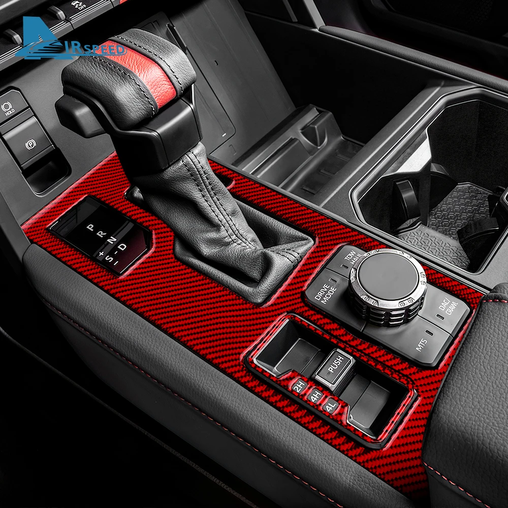 Настоящая мягкая наклейка из углеродного волокна для Toyota Tundra 2022 2023 2024 рамка