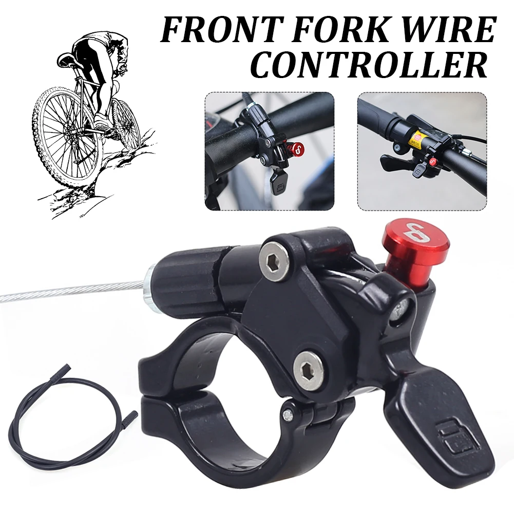 

For 22.2mm Handlebar Bike Parts MTB Bike Remote Lockout Lever Front Fork Wire Control Switch Suspension Fork Locking Controller