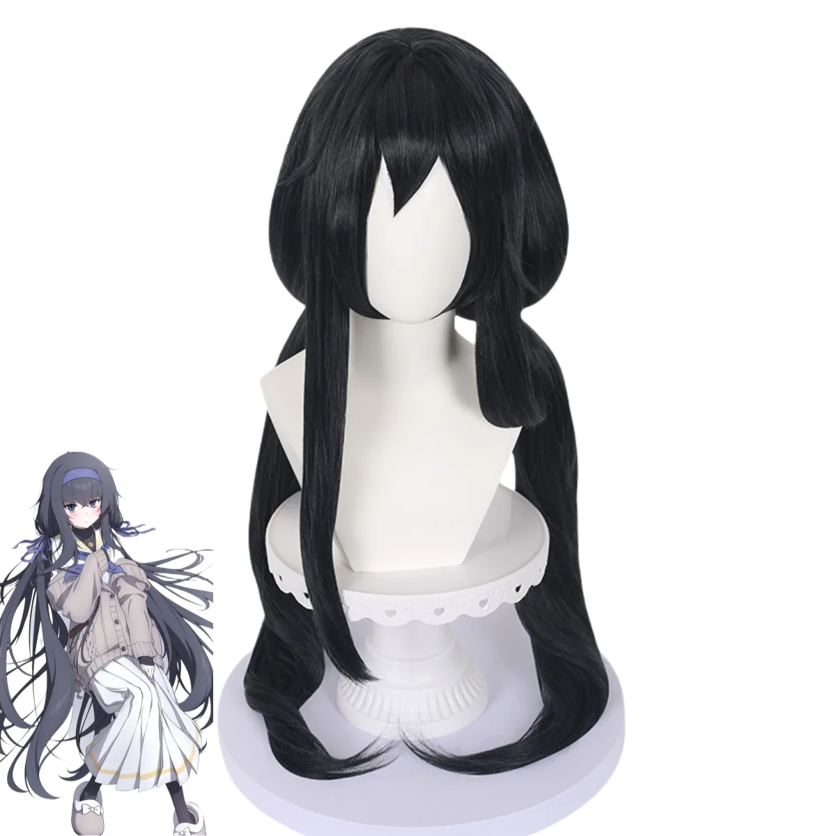 Костюм для косплея Kozeki Ui из аниме игры Синий архив парик с капюшоном пальто JK