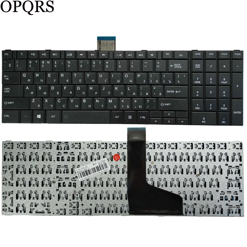 NEW Russian Keyboard for Toshiba Satellite C50-A C50-A506 C50D-A C55T-A C55-A C55D-A RU | Replacement Keyboards