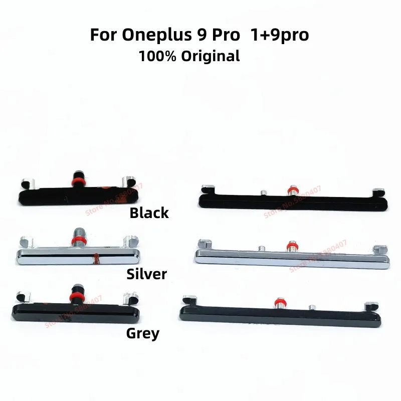 

100% Оригинальные боковые кнопки регулировки громкости для Oneplus 9 Pro 1 + 9Pro, переключатель питания Oneplus9pro, сменные внешние кнопки громкости