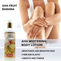 5d gluta organic banana aha body lotion whitening beauty freckle moisturizing keep smooth and delicate skin care cream 500ml