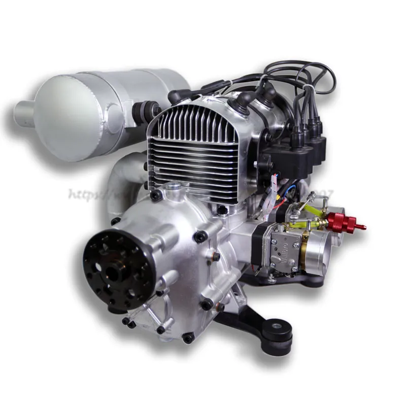 

DLE430 engine / DLE 430, DLE-430, DLE twin-cylinder inline two-stroke engine air-cooled experimental aircraft engine