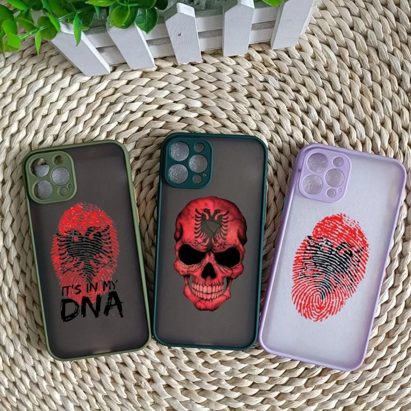 

Чехол для телефона с албанским флагом для IPhone 14 13 12 11 Mini Pro Max XS X Max XR 8 7 Plus SE 2022, цветной чехол для телефона