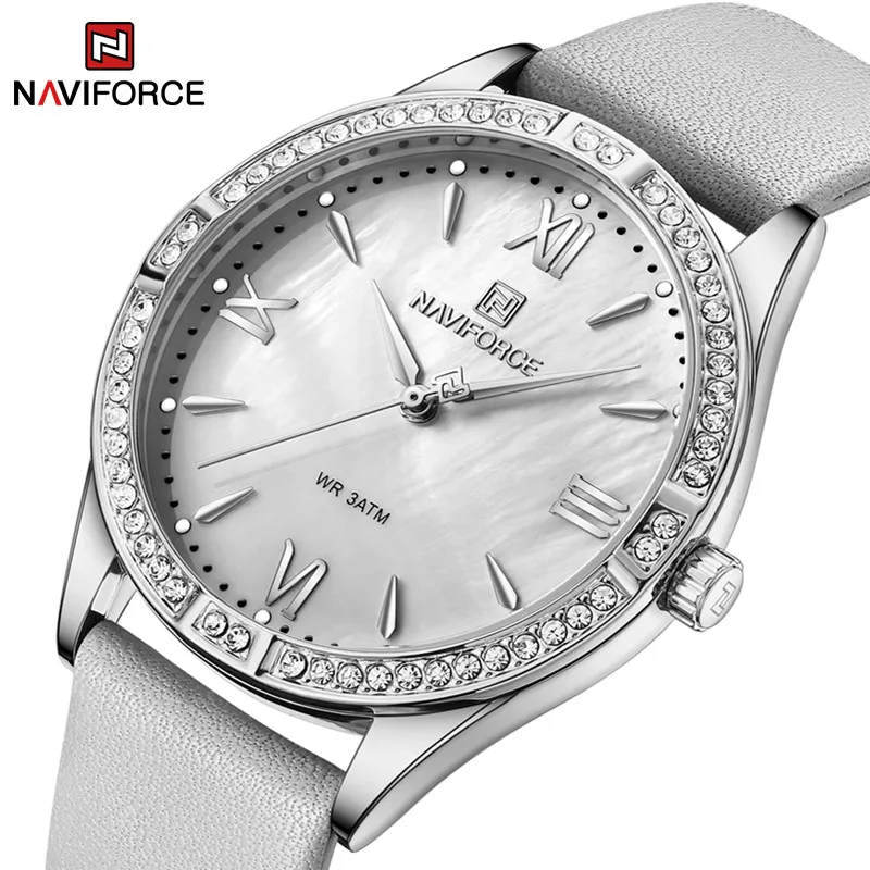 

NAVIFORCE Women Watches Luxury High Quality Quartz Watch Ladies Creative Clocks Waterproof Female Wristwatches Relogio Feminino