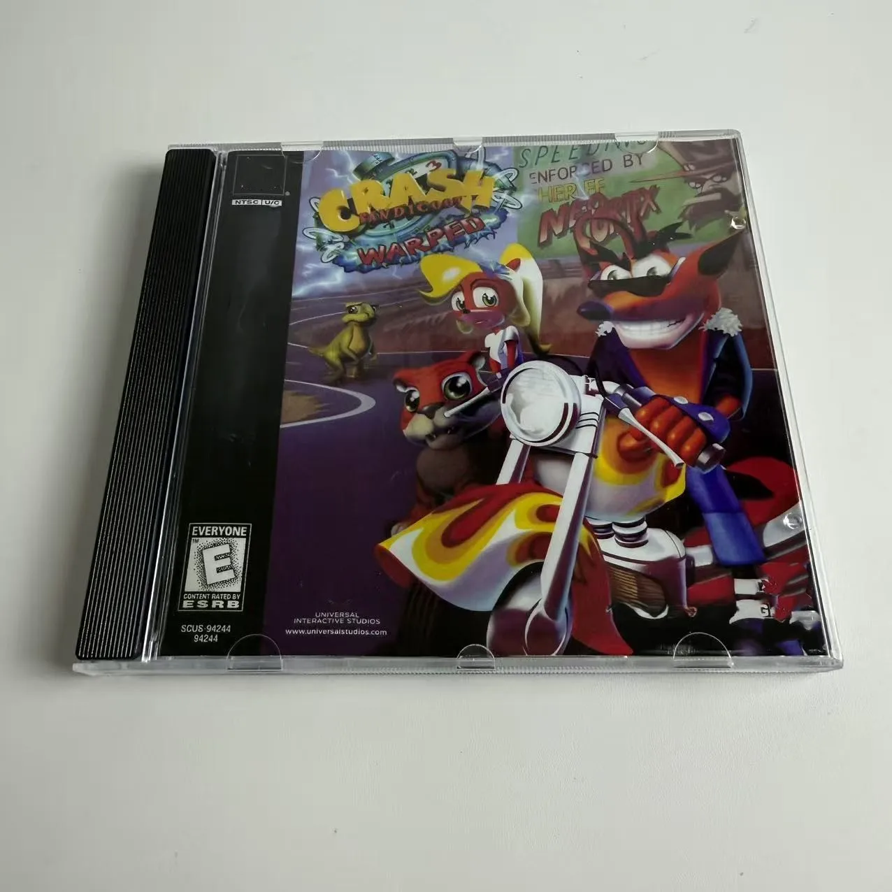 Фото Высококачественный репродукционный диск для PS1: Crash Bandicoot 3: Warped (версия для США с вибрацией, без инструкции) №1