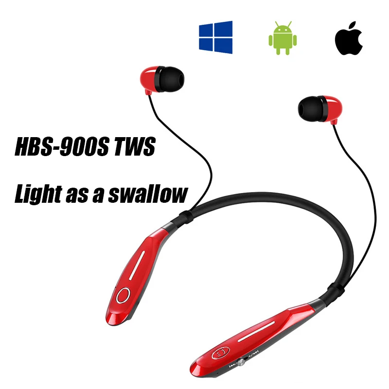 

TWS-стереонаушники HBS900S с поддержкой Bluetooth и защитой от воды