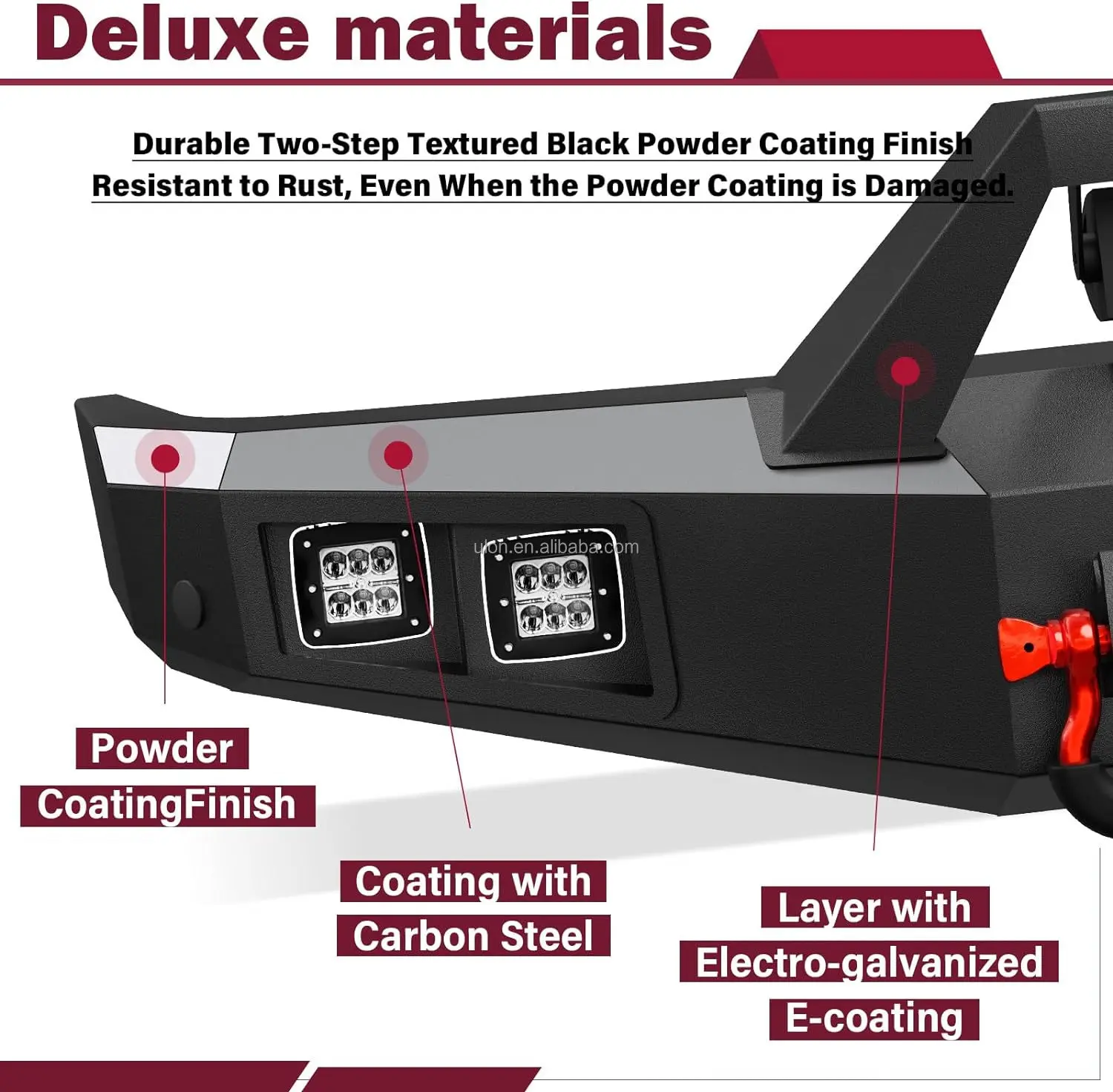 Заводская цена Внедорожный передний бампер подходит для Land Rover Discovery 2 Rock Crawler