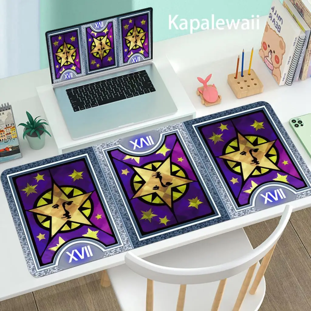 

Large Computer Keyboard Mouse Mat Gamer Gaming Mouse Pad Mousepad Mat For Mouse Desk Mats For PC Deskpad Witches Moon Tarot