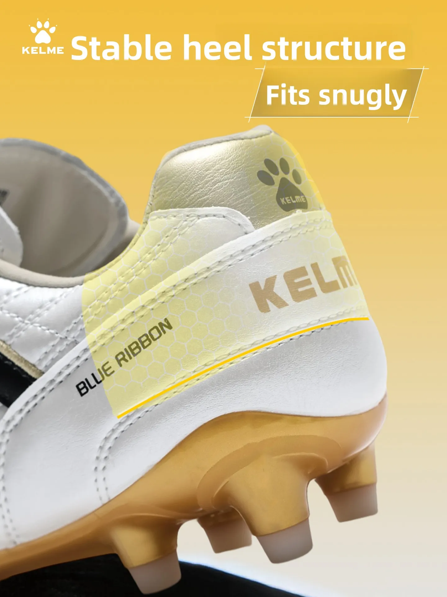Фото Футбольные бутсы Kelme для мужчин, для натурального газона, профессиональные тренировочные и соревновательные бутсы с длинными шипами для взрослых и молодежи. №4