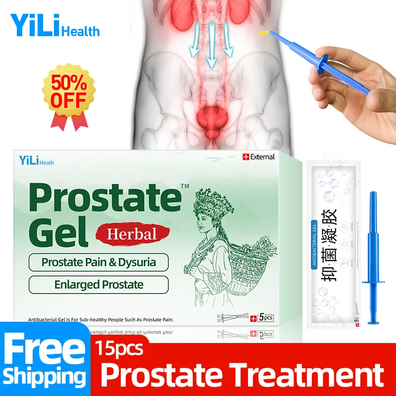 

Prostate Treatment Prostatitis Cure Natural Herbal Gel Chronic Prostatic Hyperplasia Frequent Urination Medicine