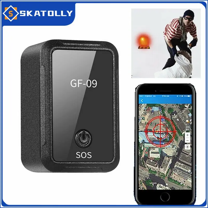 

New Mini GF-09 GPS Long Standby Magnetic SOS Tracking Device For Vehicle/Car/Person Location APP Control Tracker Locator System