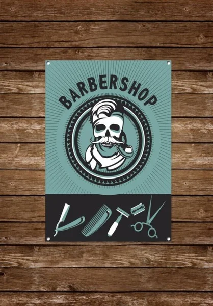 

Barber Shop Metal Sign Barber Shop Decor Sign Wall Art Plaques Barber Shop