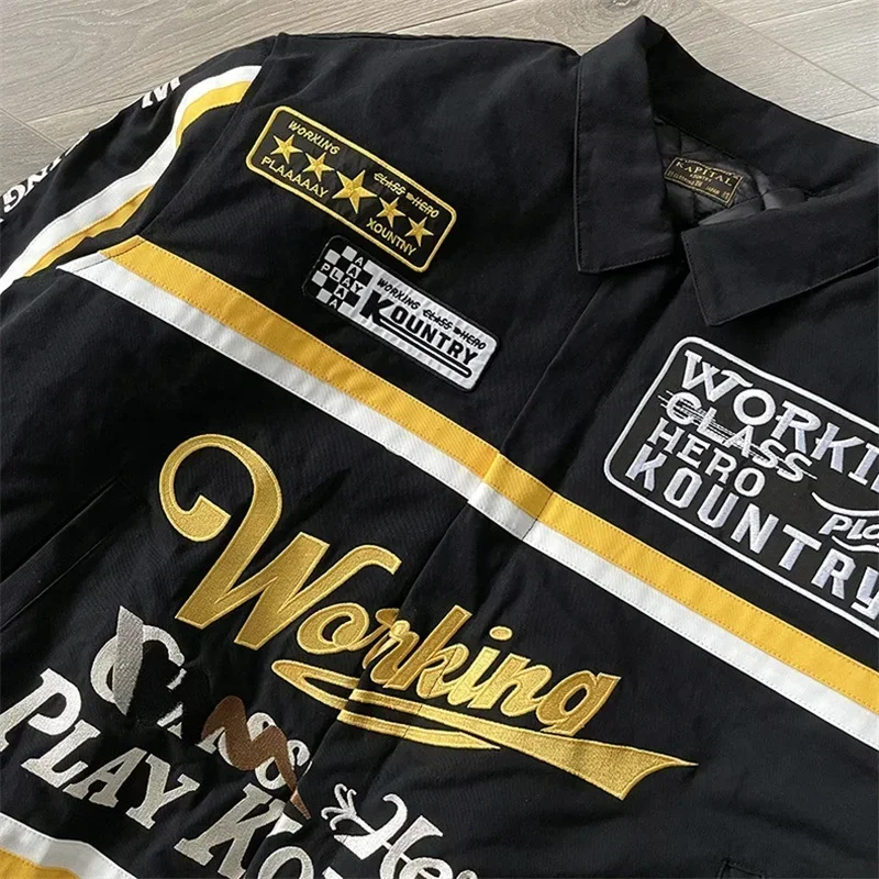 Бейсбольные куртки Kapital Kountry для мужчин и женщин верхняя качественная утепленная