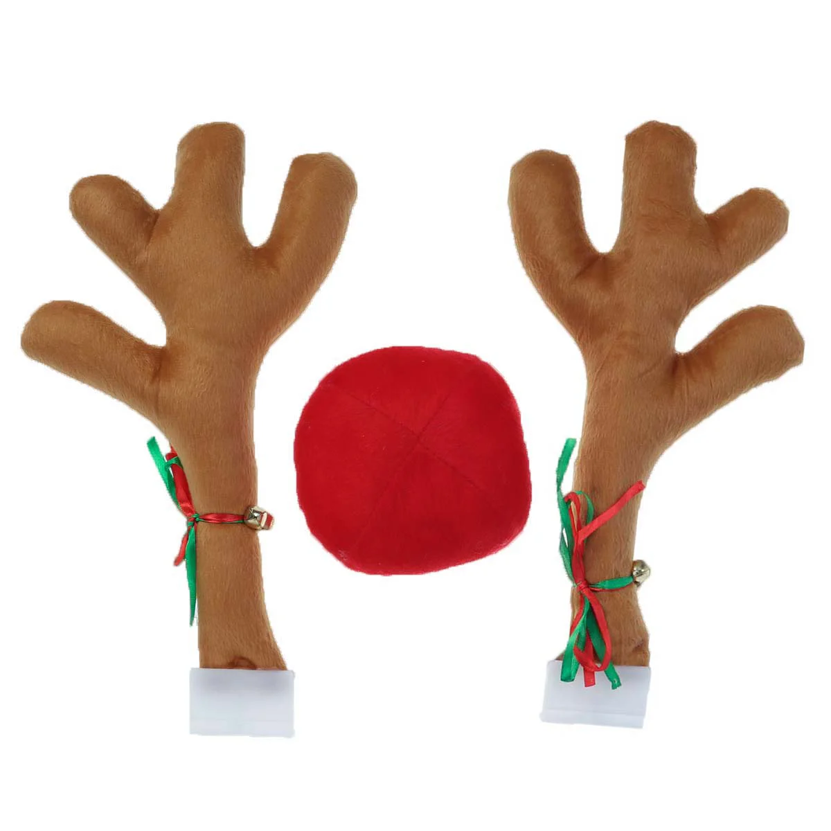 

Очаровательные автомобильные рожки с носом, 1 комплект, праздничный автомобильный седан на Рождество